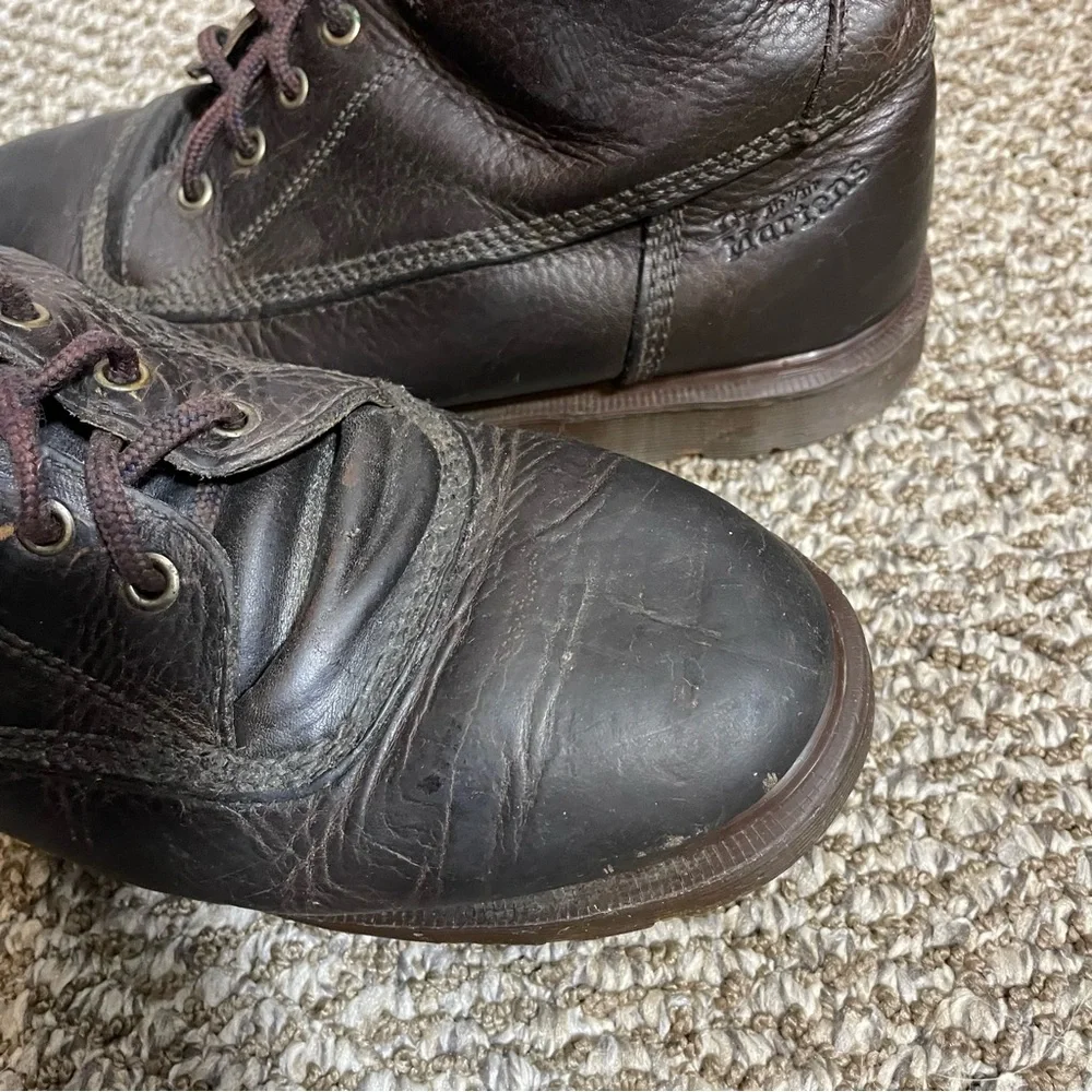 Dr. Martens 80’s 90’s Vintage Brown leather boots men’s 8126 made in England